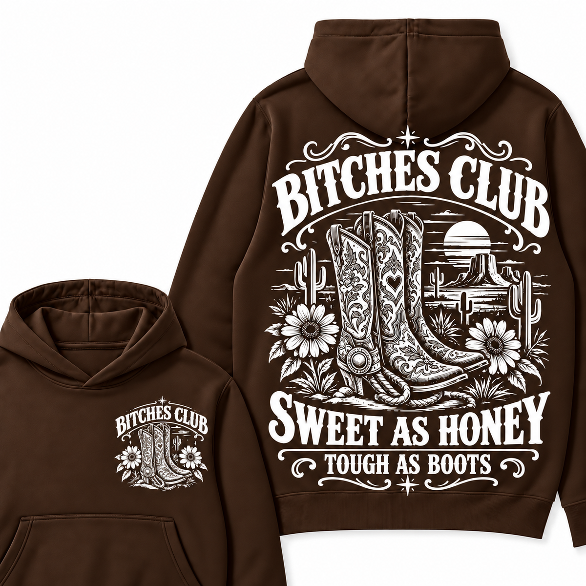 Custom Your Year Bitches Club Good Friends Bad Attitudes Great Stories Hoodie