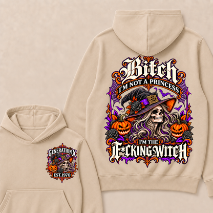 Gen X Witch Queen Custom Birth Year Halloween T-Shirt & Hoodie