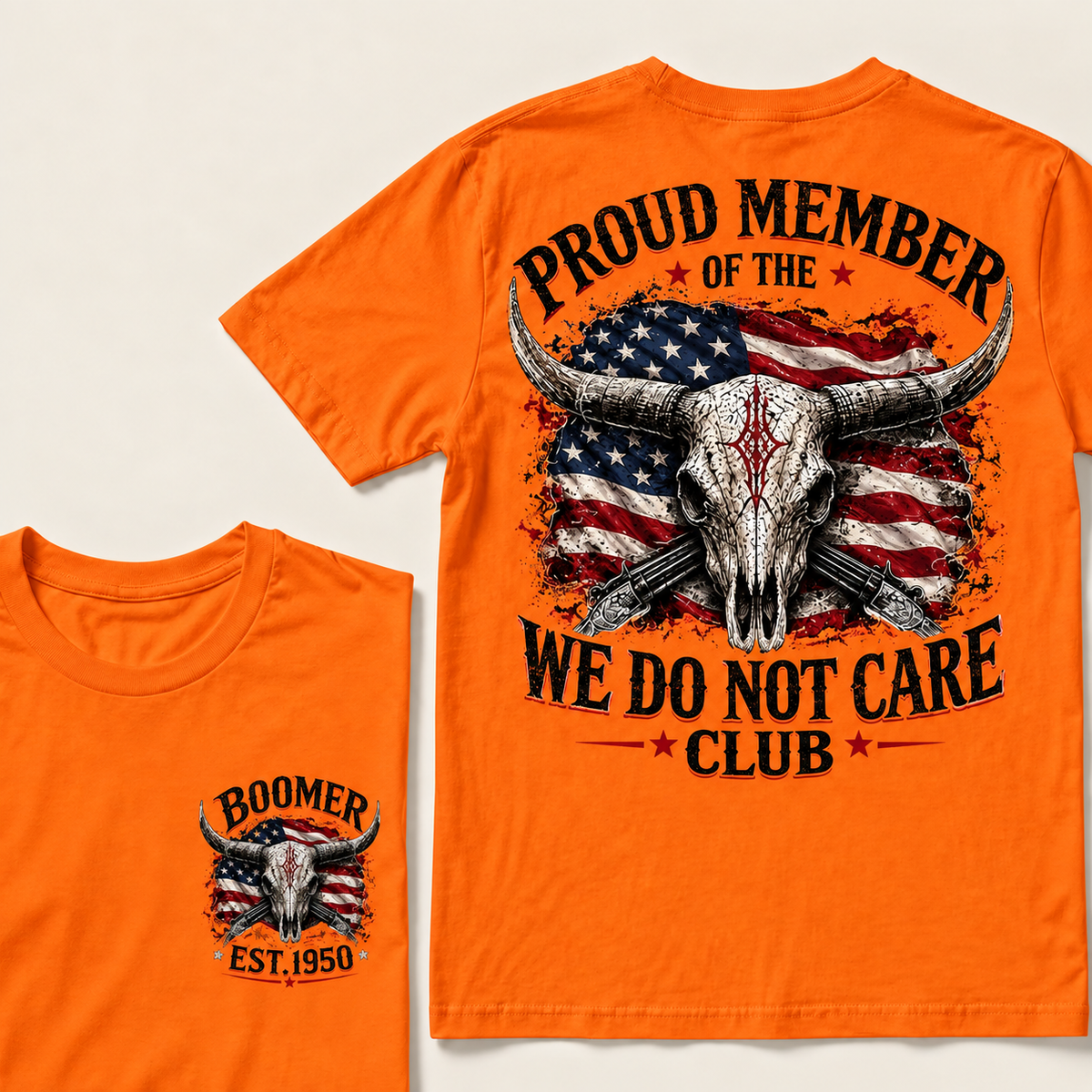 Custom EST.Year PROUD MEMBER OF THE WE DO NOT CARE CLUB T-Shirt