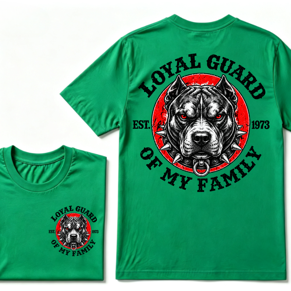 Loyal Guard Of My Family Custom Year T-shirt