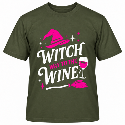 WITCH WAY TO THE WINE T-Shirts