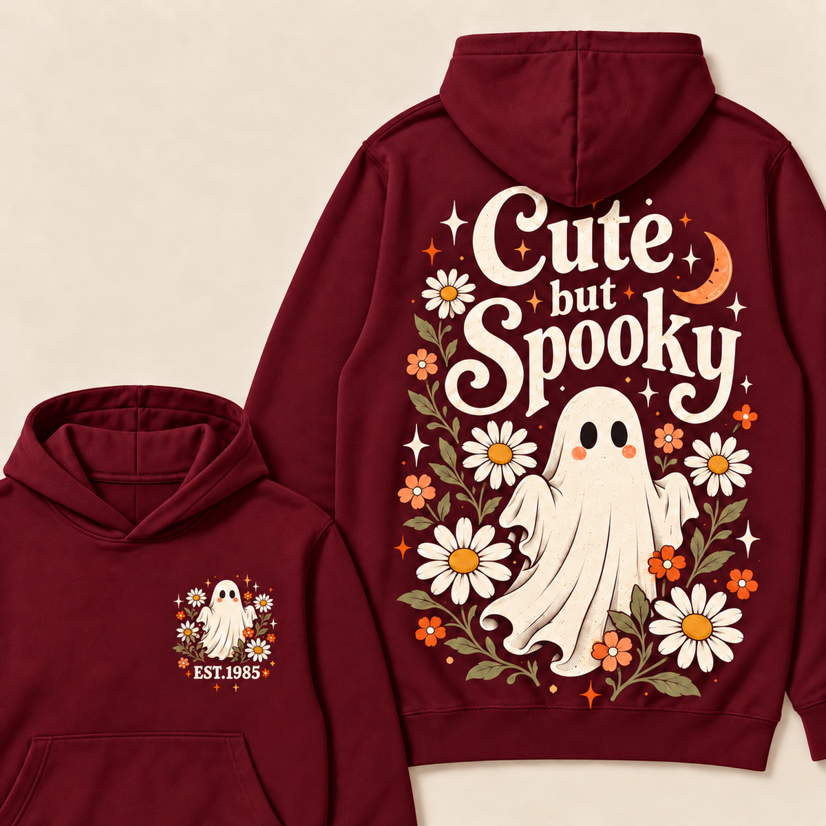 Cute But Spooky Custom Year Hoodies