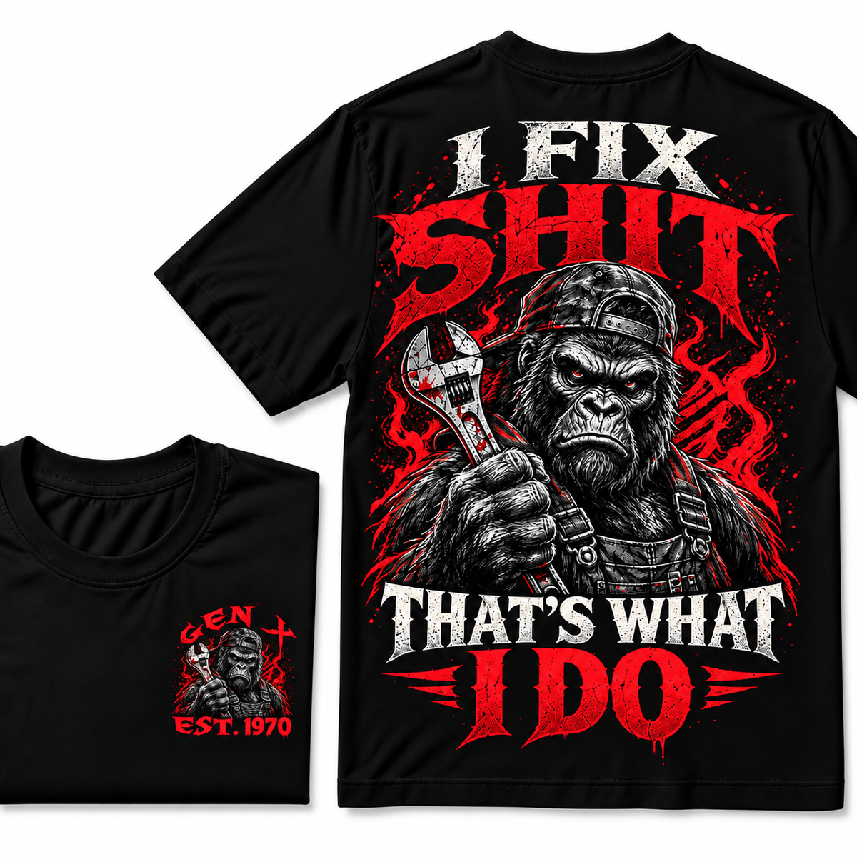 I Fix Sh*t That's What I Do Custom Year T-shirts