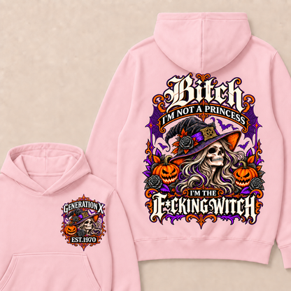 Gen X Witch Queen Custom Birth Year Halloween T-Shirt & Hoodie
