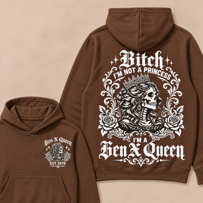 Custom Year  Hoodie | Bitch I'm Not a Princess I'm a Gen X Queen