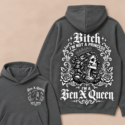 Custom Year  Hoodie | Bitch I'm Not a Princess I'm a Gen X Queen