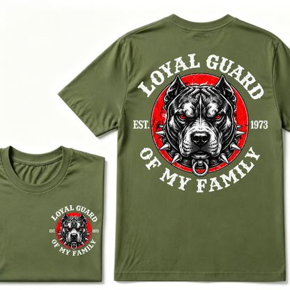 Loyal Guard Of My Family Custom Year T-shirt