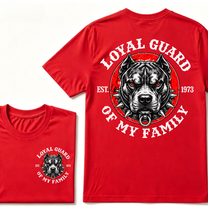 Loyal Guard Of My Family Custom Year T-shirt