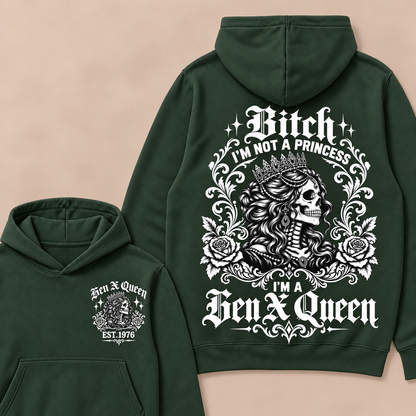 Custom Year  Hoodie | Bitch I'm Not a Princess I'm a Gen X Queen