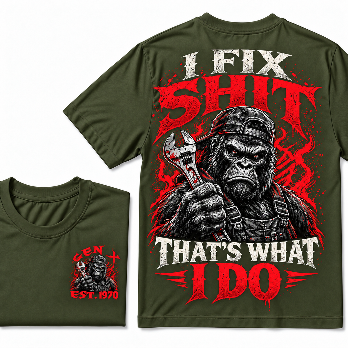I Fix Sh*t That's What I Do Custom Year T-shirts