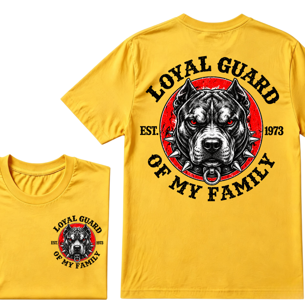 Loyal Guard Of My Family Custom Year T-shirt