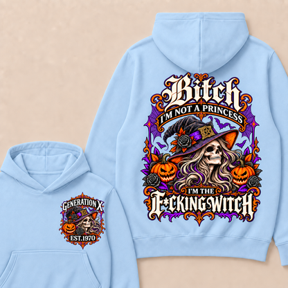 Gen X Witch Queen Custom Birth Year Halloween T-Shirt & Hoodie