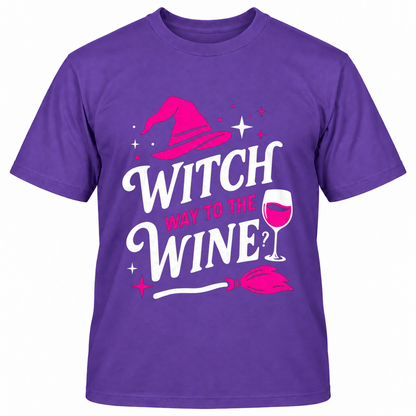 WITCH WAY TO THE WINE T-Shirts