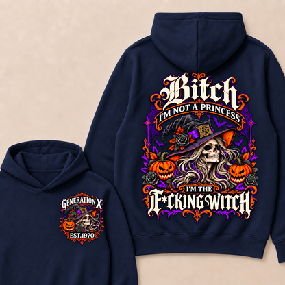 Gen X Witch Queen Custom Birth Year Halloween T-Shirt & Hoodie