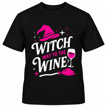 WITCH WAY TO THE WINE T-Shirts