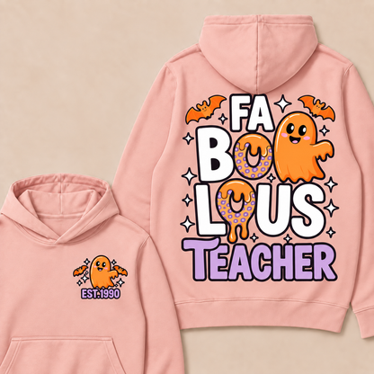 Fa Bo Lous Teacher Happy Halloween  Custom Year Hoodies