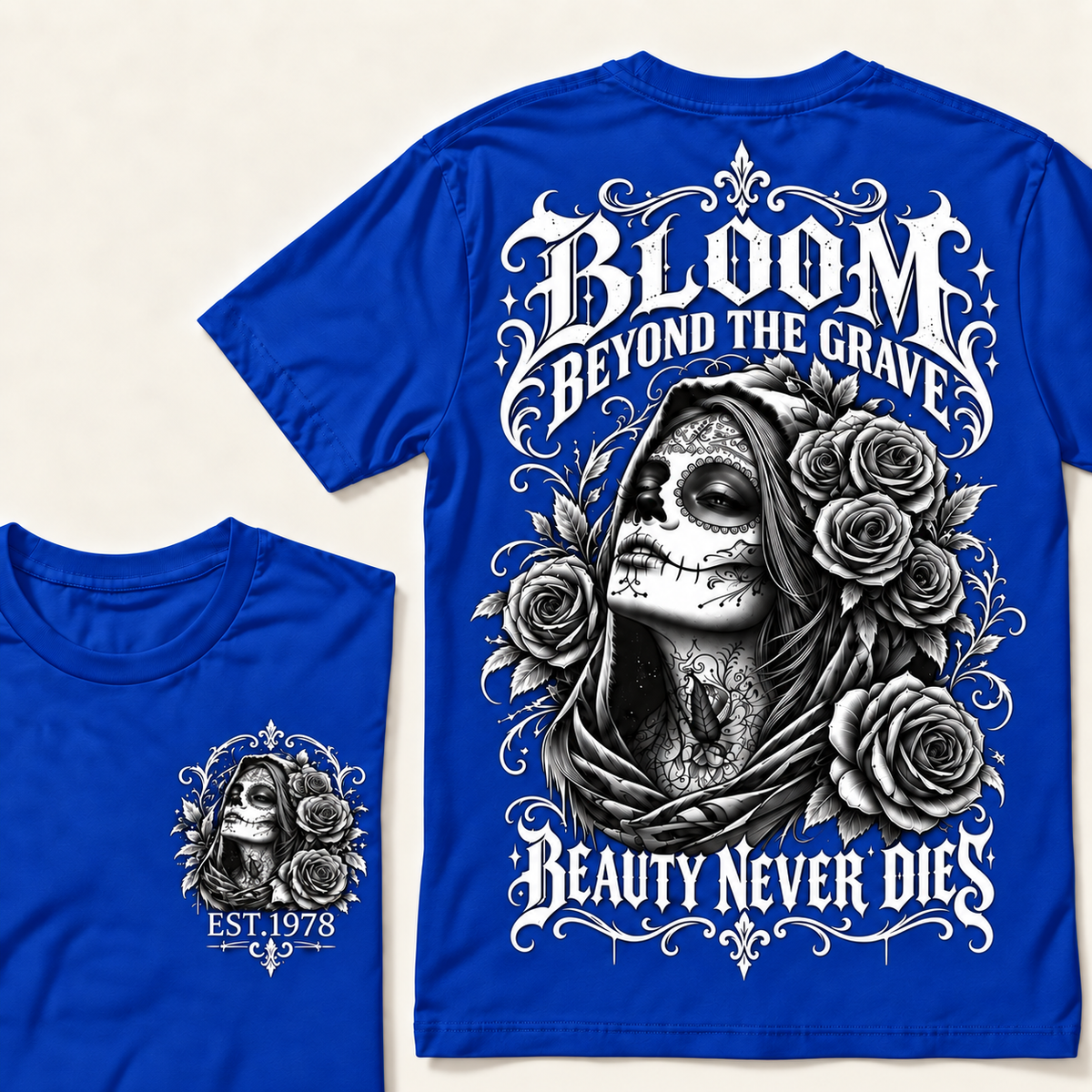 Bloom Beyond The Grave Beauty Never  Dies T-Shirt