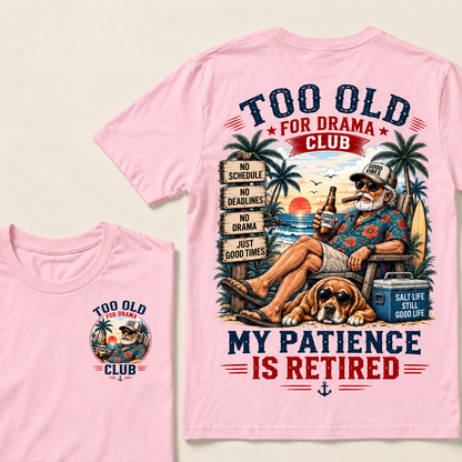 Too Old To Care Club Don't Care My Give A Damn Is Broken  T-Shirts