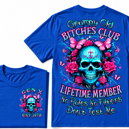 Grumpy Old Bitch Club Custom Year Gen X  T-Shirt