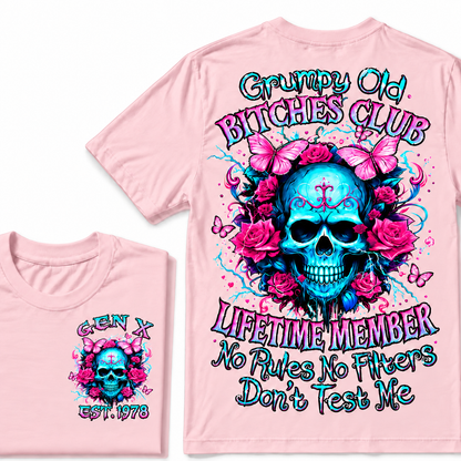 Grumpy Old Bitch Club Custom Year Gen X  T-Shirt