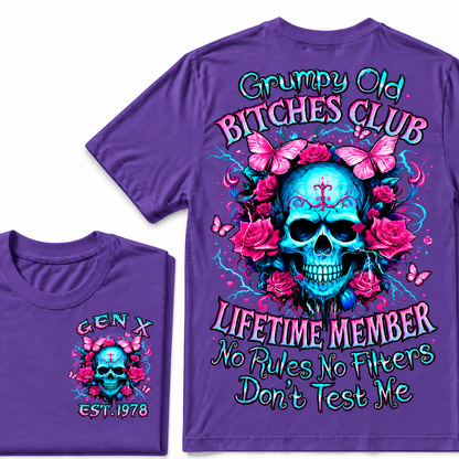 Grumpy Old Bitch Club Custom Year Gen X  T-Shirt