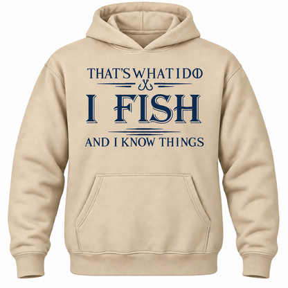 That's What I Do I Fix Stuff And I Know Things Hoodie