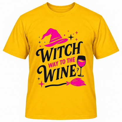WITCH WAY TO THE WINE T-Shirts