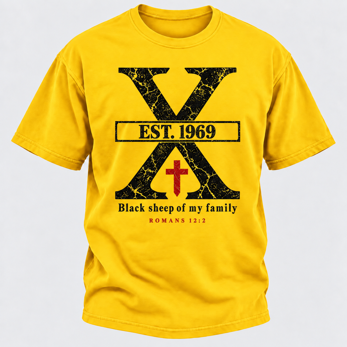 Custom GEN X Year Black Sheep Of My Family T-Shirts