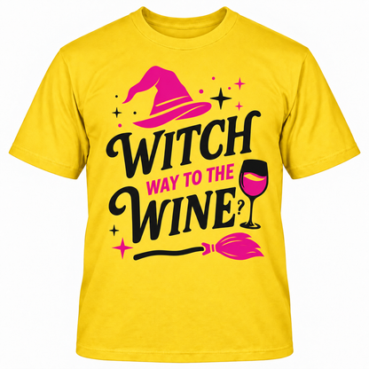Witch Way To The Wine? T-Shirt