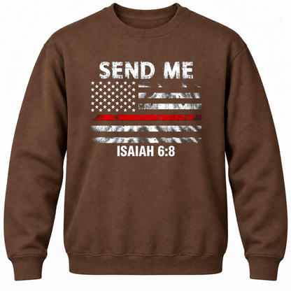 Send Me Isaiah 6:8 Crewneck Sweatshirt