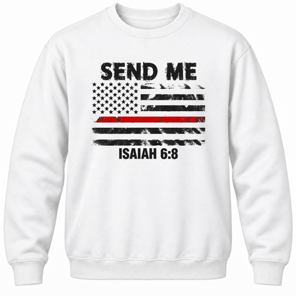 Send Me Isaiah 6:8 Crewneck Sweatshirt