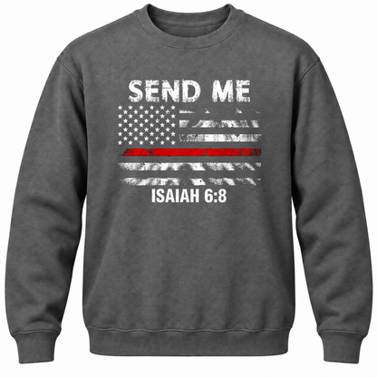Send Me Isaiah 6:8 Crewneck Sweatshirt