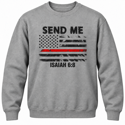 Send Me Isaiah 6:8 Crewneck Sweatshirt