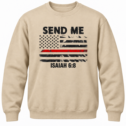 Send Me Isaiah 6:8 Crewneck Sweatshirt