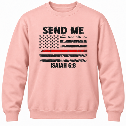 Send Me Isaiah 6:8 Crewneck Sweatshirt
