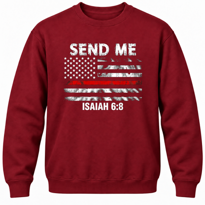 Send Me Isaiah 6:8 Crewneck Sweatshirt