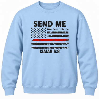 Send Me Isaiah 6:8 Crewneck Sweatshirt